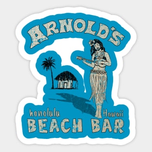 Arnold's Beach Bar Vintage Sticker